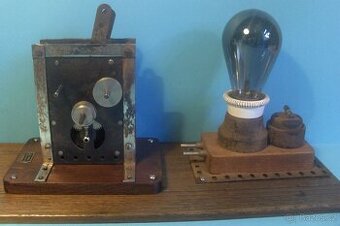 Elektromotor Märklin č. 301 silnoproud + předřadník pro stav - 1