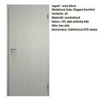 Dveře Sapeli 60cm