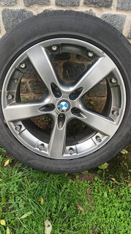 Komplet ALU 5x120 R17 BMW + zimní RFT Pirelli M+S 225/50 r17