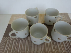 Porcelánové hrnky retro