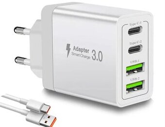 4portová USB nabíječka