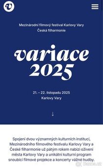 3 x lóže – Variace mezi filmem a hudbou Karlovy Vary