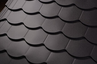 Střešní plechová krytina ve tvaru bobrovky - AKCE