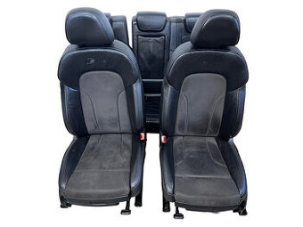 S-Line sedačky černá kůže Audi Q5 8R S-Line r.v. 2010