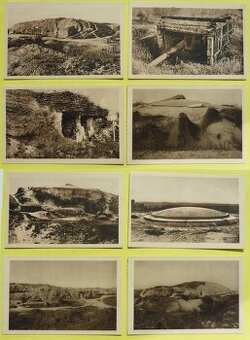 Pohlednice Verdun 8x originál pevnosti bunkr opevnění