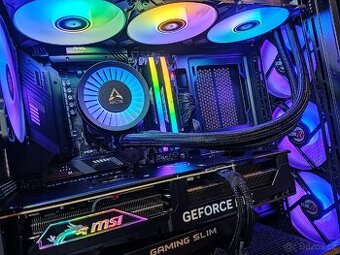 Herní PC: RTX 4090 24gb, Ryzen 7 7800x3d, 64gb ram, ZÁRUKA