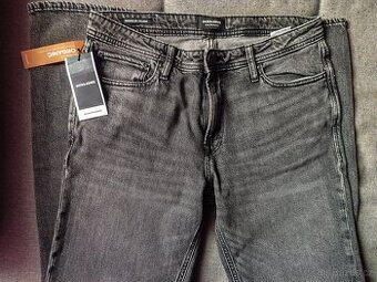 Šedé džíny pánské Jack Jones