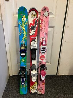 3x sjezdové lyže vel. 90 cm