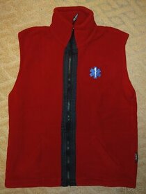 vesta fleece s modrou hvězdou života