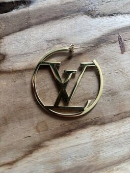 Zlaté náušnice Louis Vuitton