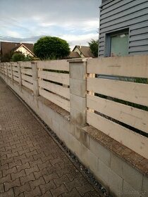 Dřevěná plotová pole - 1