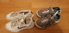 Dětské kožené boty NIKE, sandály s uzavřenou špičkou vel 32 - 1