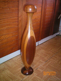 Dřevěná dekorační váza - 1