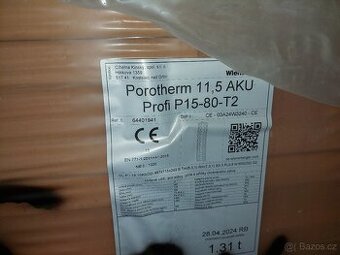Cihly Porotherm 11,5 AKU broušené