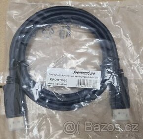 PremiumCord DisplayPort 1.4 přípojný kabel M/M