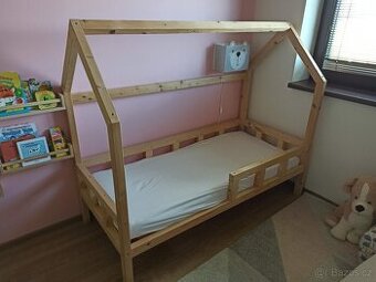 Dětská domečková postel + matrace