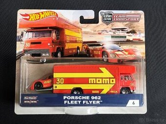 Hot Wheels premium Team Transport Porsche 962 MOMO