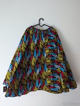 African Print Skirt Long