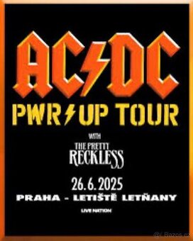 AC/DC Stání A u podia 1x lístek