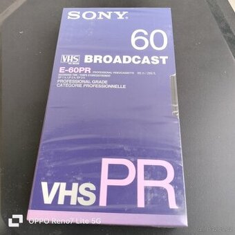 VHS Sony E-60PR - nové