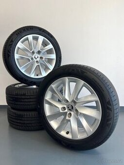 ☀️ Letní Alu kola Stratos, Škoda Superb 3, 5x112 r17