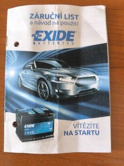 Autobaterie EXIDE EXEL EB 802 12 V