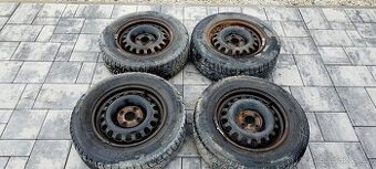 185/70 R14 zímní pneumatiky 2x 6mm 2x 5mm 4x100
