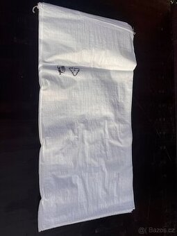 Bílé tkané polypropylenové pytle 56x110 cm