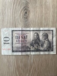 Československá bankovka desať korun (1960)