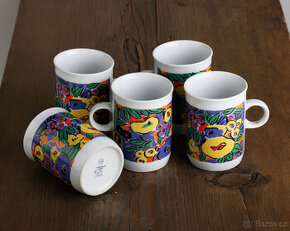 retro hrnek Epiag Czechoslovakia - raritní vzor