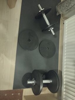 Jednoruční činky 2x30 kg