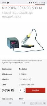 Pájecí stanice - mikropájka