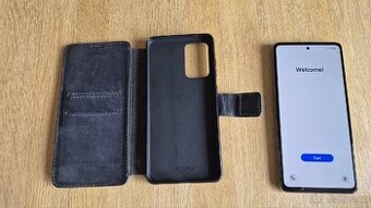 Samsung A52s 5G 6GB/128GB a kožené flip pouzdro
