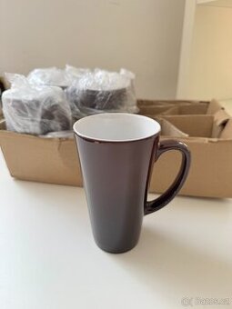 Velké latte svlék.černý LESK (sublimace) 6x