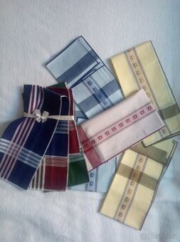 RETRO pánské kapesníky MILETA