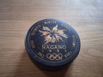 Prodám hokejový puk Nagano 1998