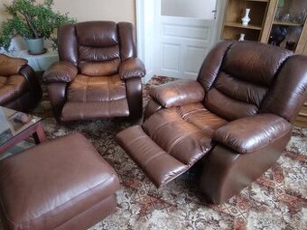 Kožená sedací souprava