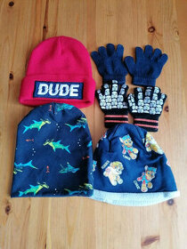 Chlapecké čepice a rukavice