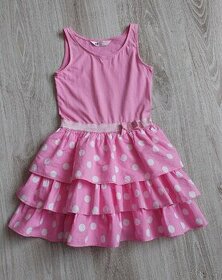 Růžové šaty H&M - 1