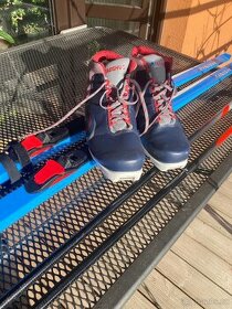 Nové běžky běžecké boty běžecké lyže běžecké hole 100% stav - 1