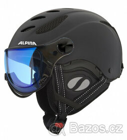NOVÁ lyž. helma s fot. štítem Alpina Jump JV Varioflex VHM