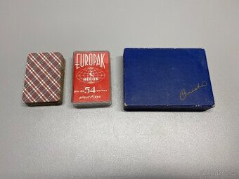 karty hrací karty žolíky kanasta retro karty sběratelské