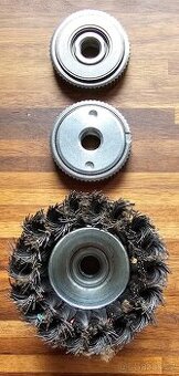 Rychloupínací matice Ø50x12mm/ Ø14mm, hrncový kartáč Ø80x60m