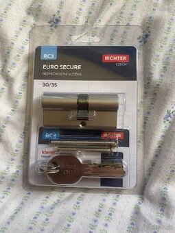 Richter EURO Secure Bezpečnostní vložka 30/35, 6 klíčů NOVÁ