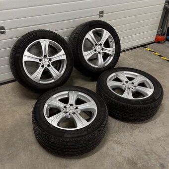 Originální alu kola 225/55 R17 Mercedes Benz, 5x112
