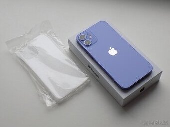 APPLE iPhone 12 mini 64GB Purple - ZÁRUKA - JAKO NOVÝ - 1