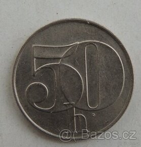 50 haléř 1992 CSFR