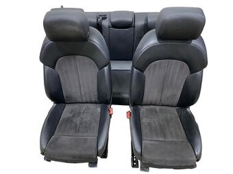 Sedačky černá kůže alcantara Audi A6 C7 4G avant r.v. 2012