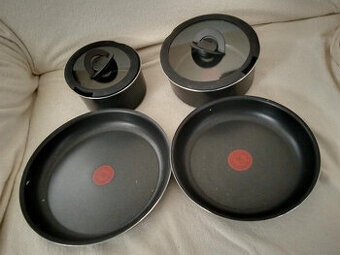 NOVÉ nádobí Tefal, 2 rendlíky a 2 pánve