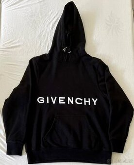 Cerna mikina s kapuci Givenchy